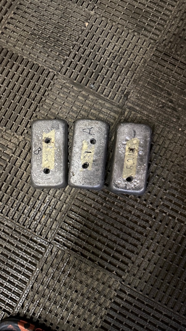 Lead bricks